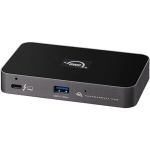 *NEW* OWC Thunderbolt Hub Docking Station, Grey/Black, Thunderbolt 4, USB-A